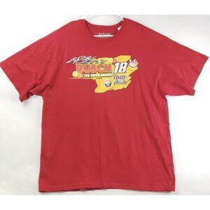 Chase NASCAR M&Ms Kyle Busch 18 T-Shirt Men 2XL Red Joe Gibbs Racing 2014 Cotton